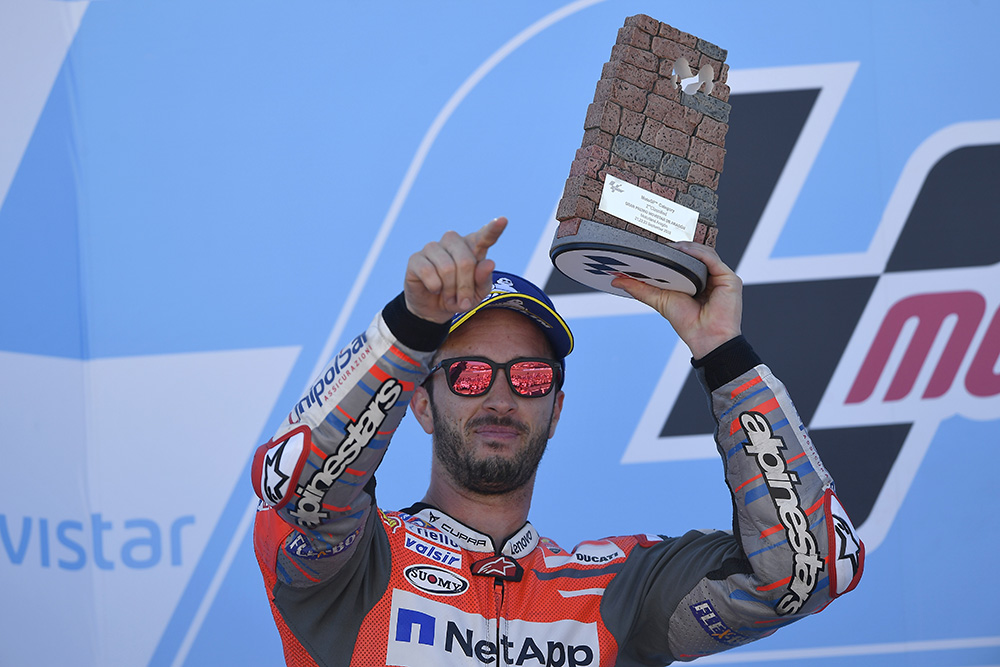 andrea-dovizioso-podio GP di Aragón: un altro podio per Andrea Dovizioso