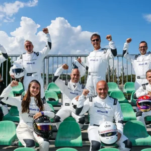 Levy domina a Misano: Andrea primo nella quarta tappa della Porsche Taycan Rush