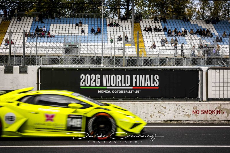 Lamborghini Huracán Super Trofeo EVO2 durante le Finali Mondiali Lamborghini 2026 a Monza