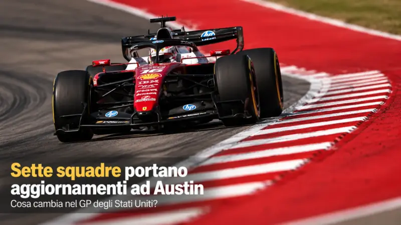 Ferrari SF-26 durante il GP Stati Uniti 2026 ad Austin