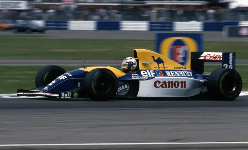 Alain Prost con la Williams Renault nella stagione di Formula 1 1993