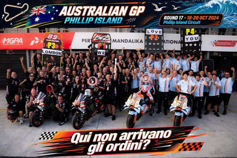 Qui non arrivano gli ordini? Aprilia e il dilemma di Phillip Island