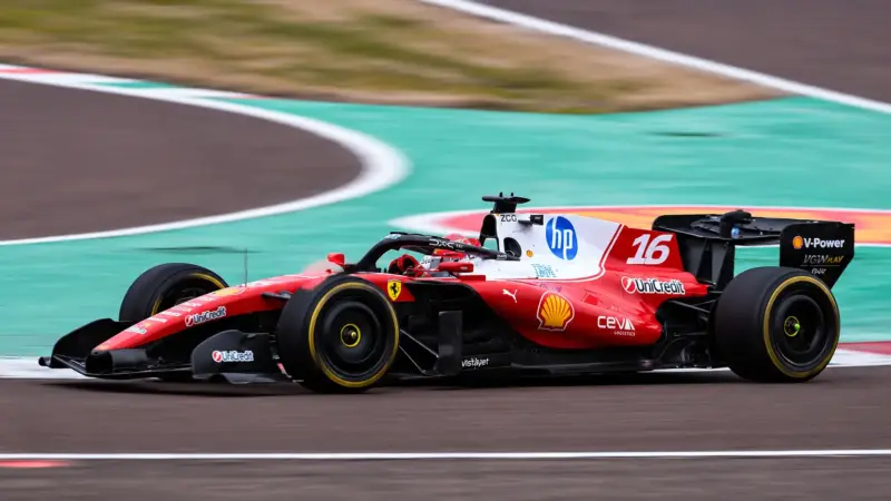 Charles Leclerc con Scuderia Ferrari in Formula 1