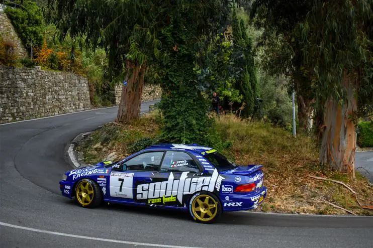 Lucio Da Zanche alla guida della Porsche 911 RS nel Sanremo Rally Historic 2026
