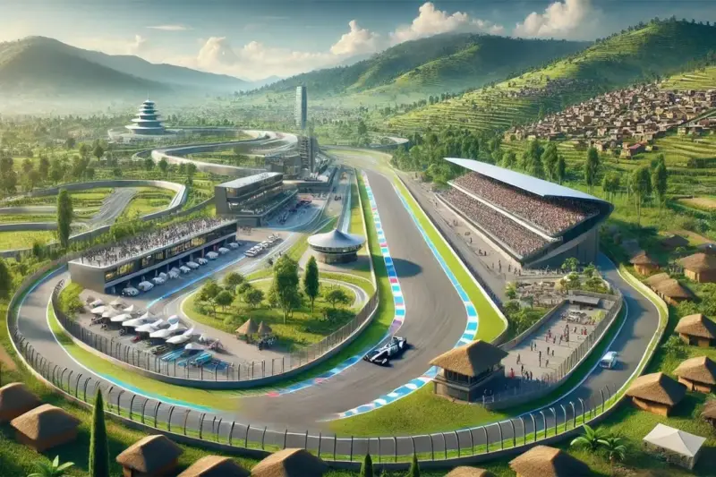 Progetto del nuovo circuito di Formula 1 a Bugesera in Ruanda