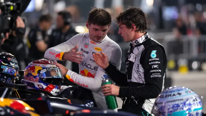 Kimi Antonelli con Mercedes durante il GP Singapore 2026