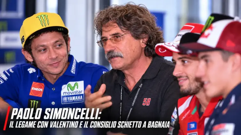 Paolo Simoncelli: il legame con Valentino e il consiglio schietto a Bagnaia