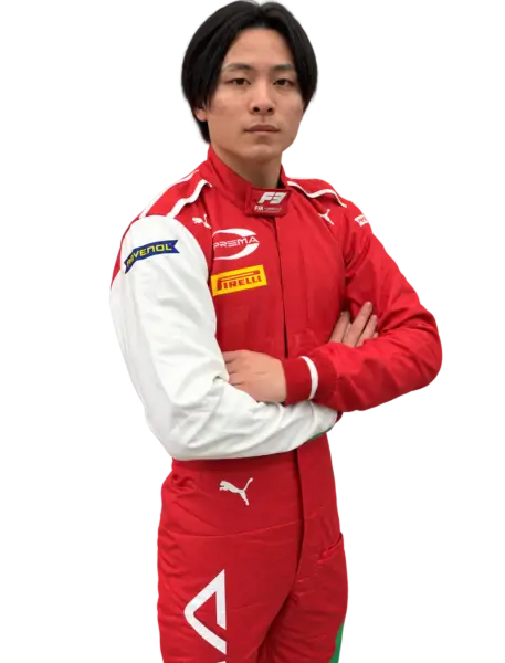 I tre piloti PREMA per i test F3 davanti a una monoposto del team sul circuito - foto 4
