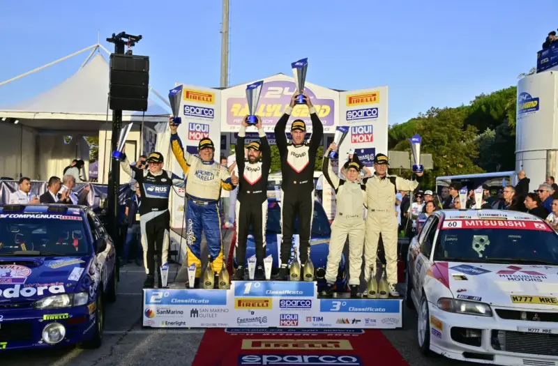 La BMW M3 del RECARO Racing Team in azione al Rallylegend