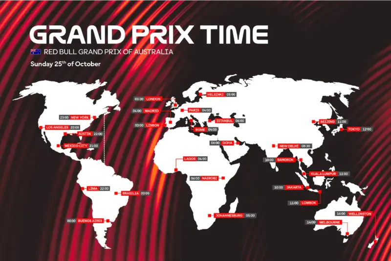 Duel tra due piloti MotoGP a Phillip Island, passaggio su curva in lunghezza con pubblico sulle tribune - foto 2